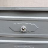 Relooked 1970 oak chiffonnier