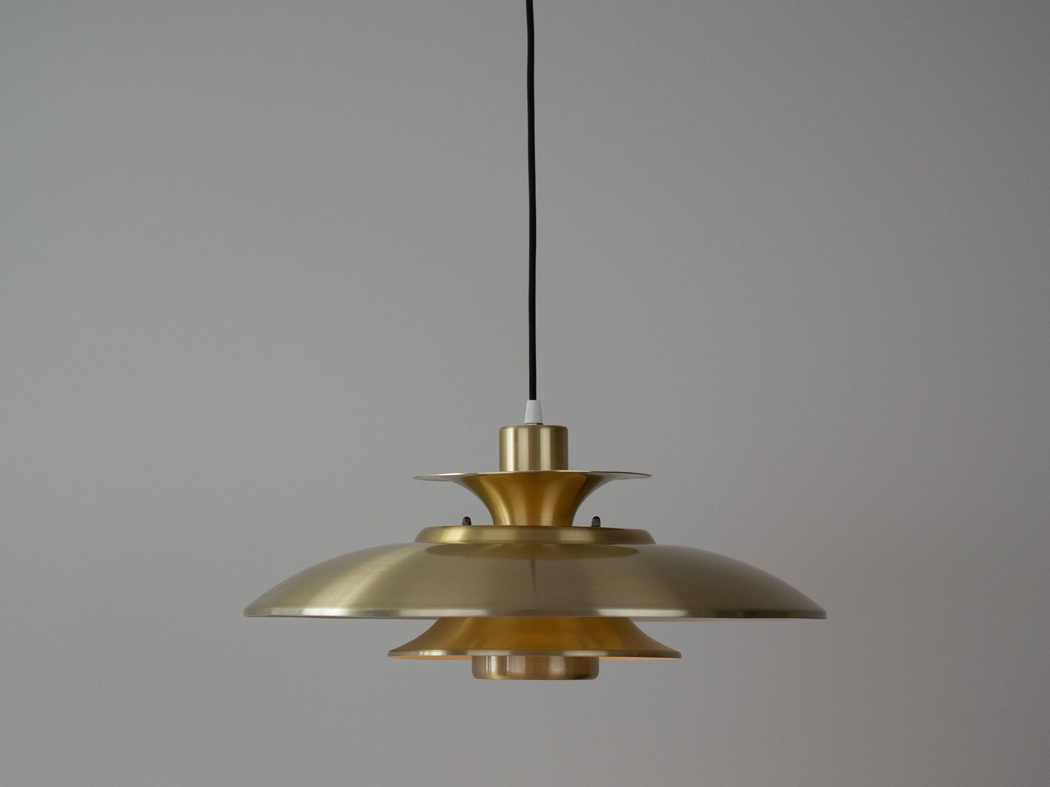 Lampe à suspension vintage danoise Lyskaer par Bent Nordsted, 1980