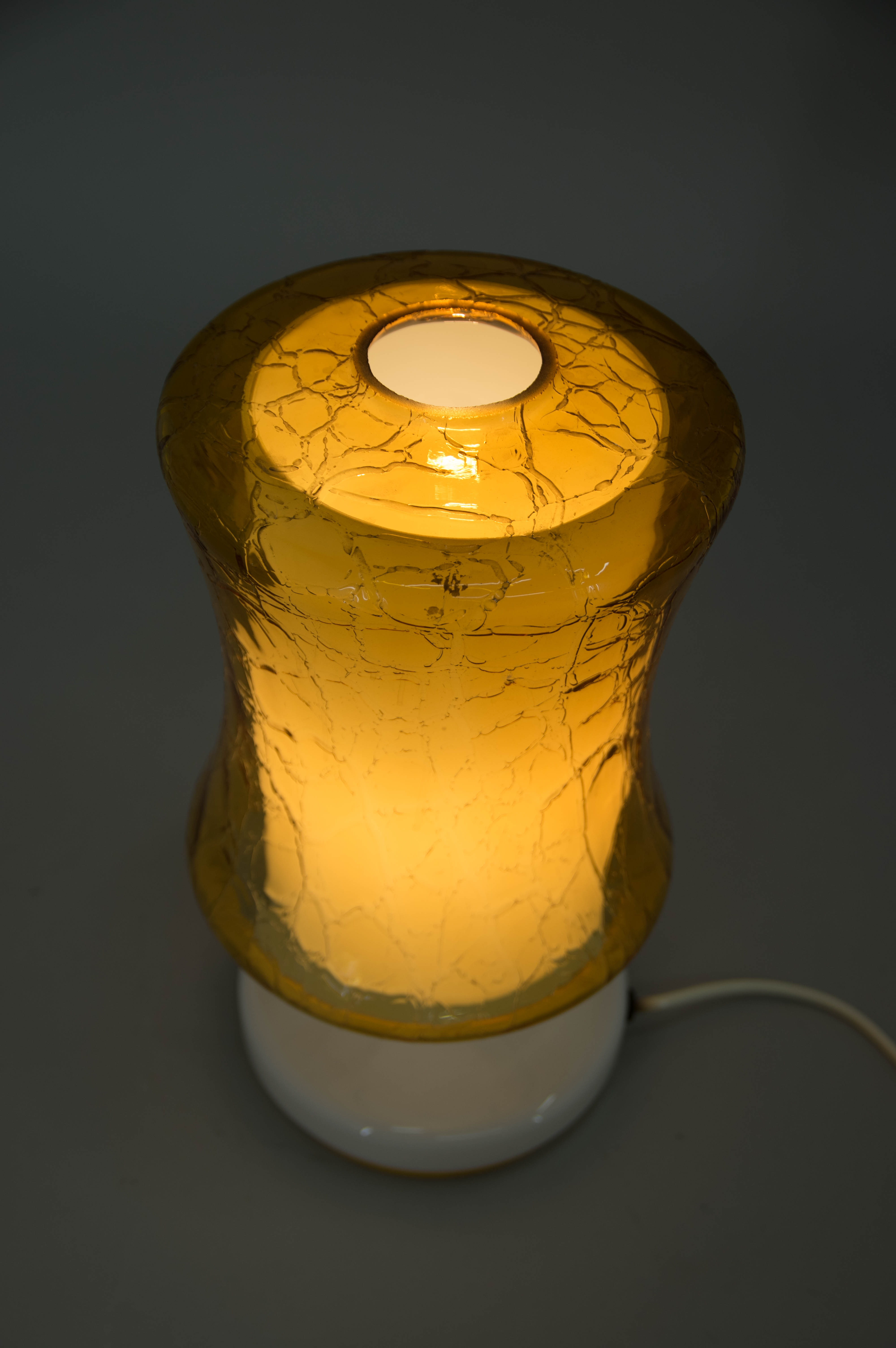 Mid-Century All Glass Table Lamp, 1970s