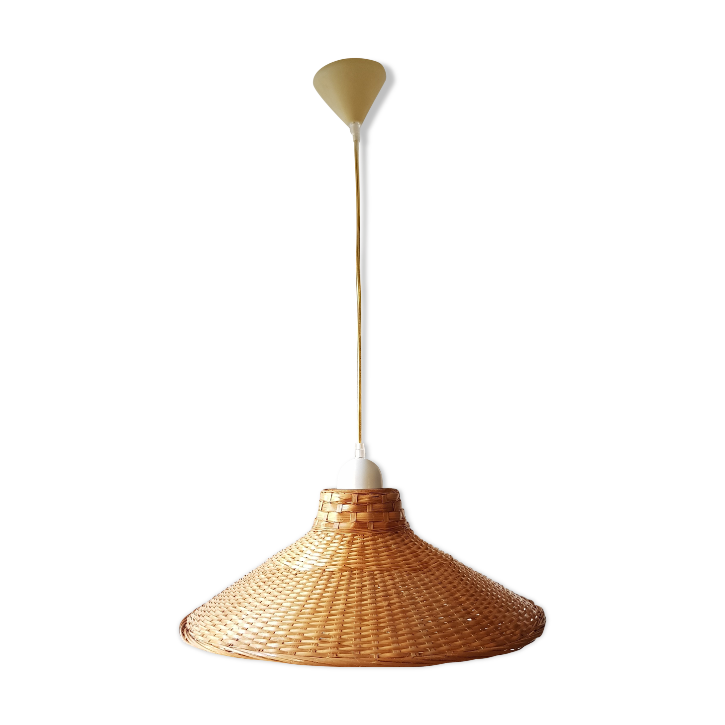 70's rattan suspension