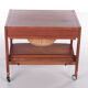 Danish Design Teak Wooden Side Table and Sewing Box,1960s