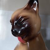 Ceramic cat statue