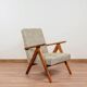 Vintage green granola ethnic design armchair