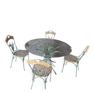 Table ronde en verre