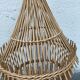 Cage à oiseaux en rotin