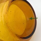 Vintage sangria, glass punch cut Biot, 1970s