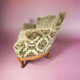 Vintage floral baroque armchair / sofa / sofa