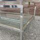 Brushed Aluminum and Brass Coffee Table by Guy Lefevre for Maison Jansen, 1970s