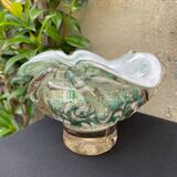 Multilayer glass bag cup with metal oxide inclusions - XXth