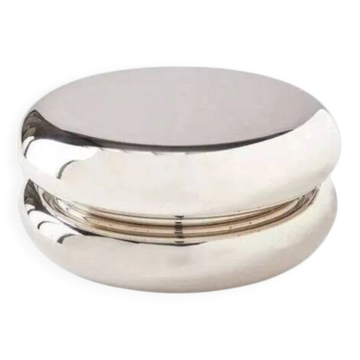 Macaron flower coffee table Delesalle chrome