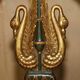 Paire Antique Chaises d'Appoint William Kent Empire Sculptées en Cygne