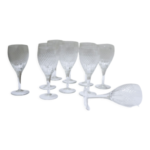 Série de 10 verres à - eau