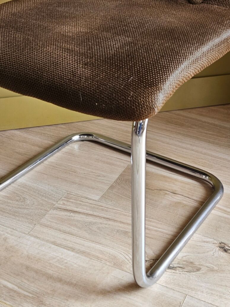 Vintage chair in chrome tubing – 1960s/70s