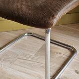 Vintage chair in chrome tubing – 1960s/70s