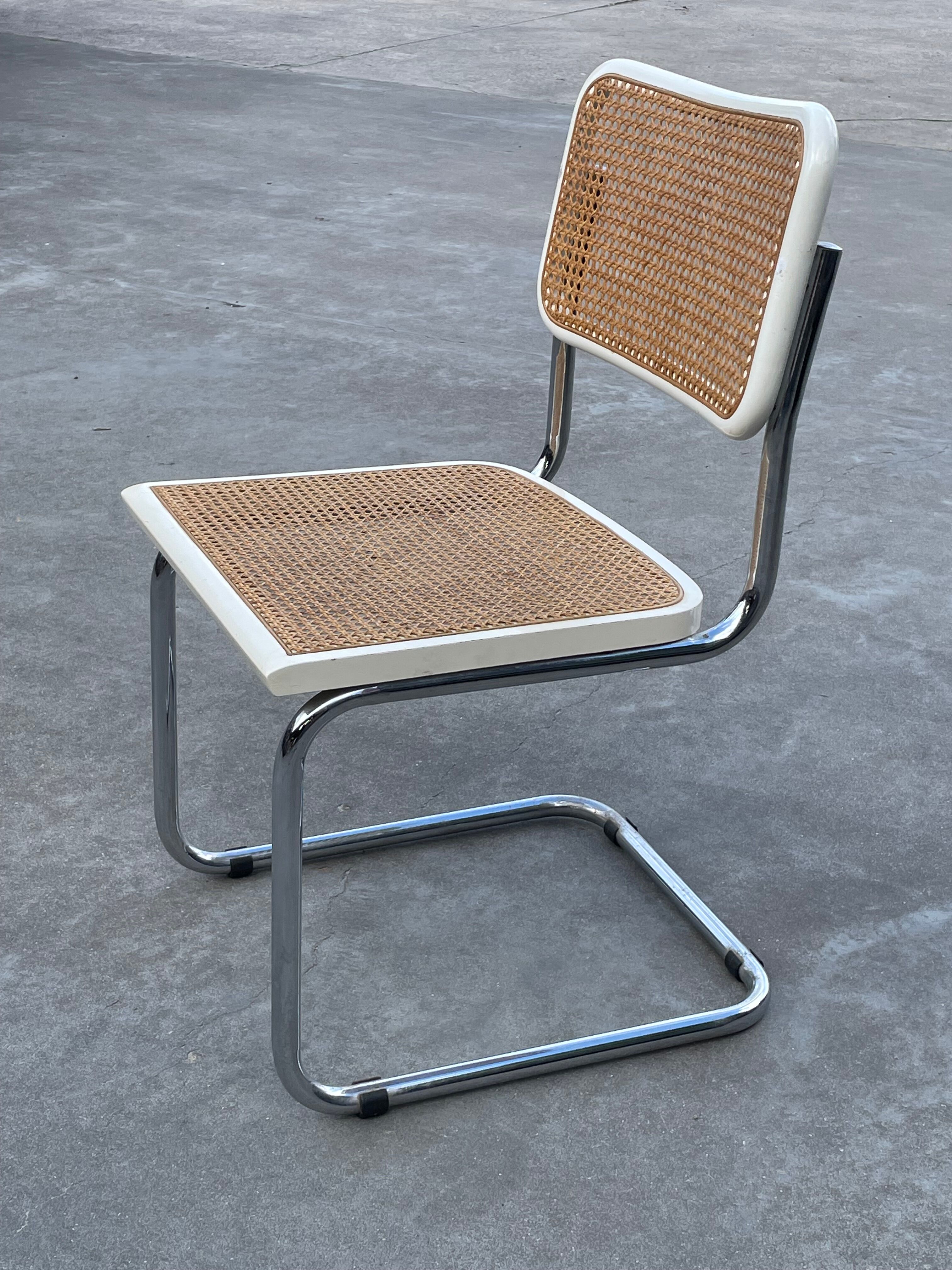Cesca design chair b32 model in chrome