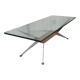 Coffee table with compass legs from the 60s