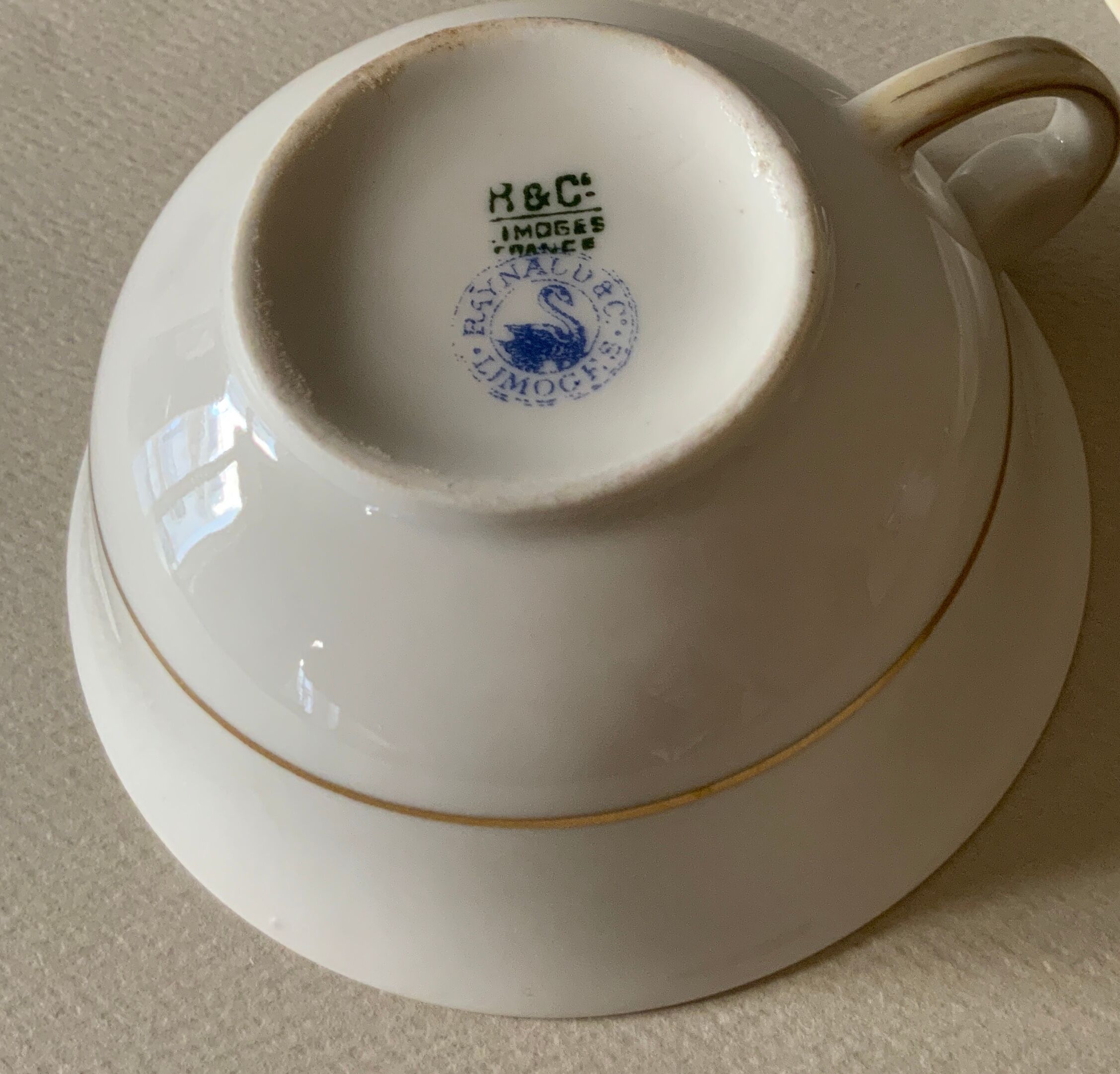 Tea or coffee service Raynaud, Limoges art nouveau