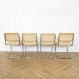 Vintage chairs Cesca B32 by Marcel Breuer