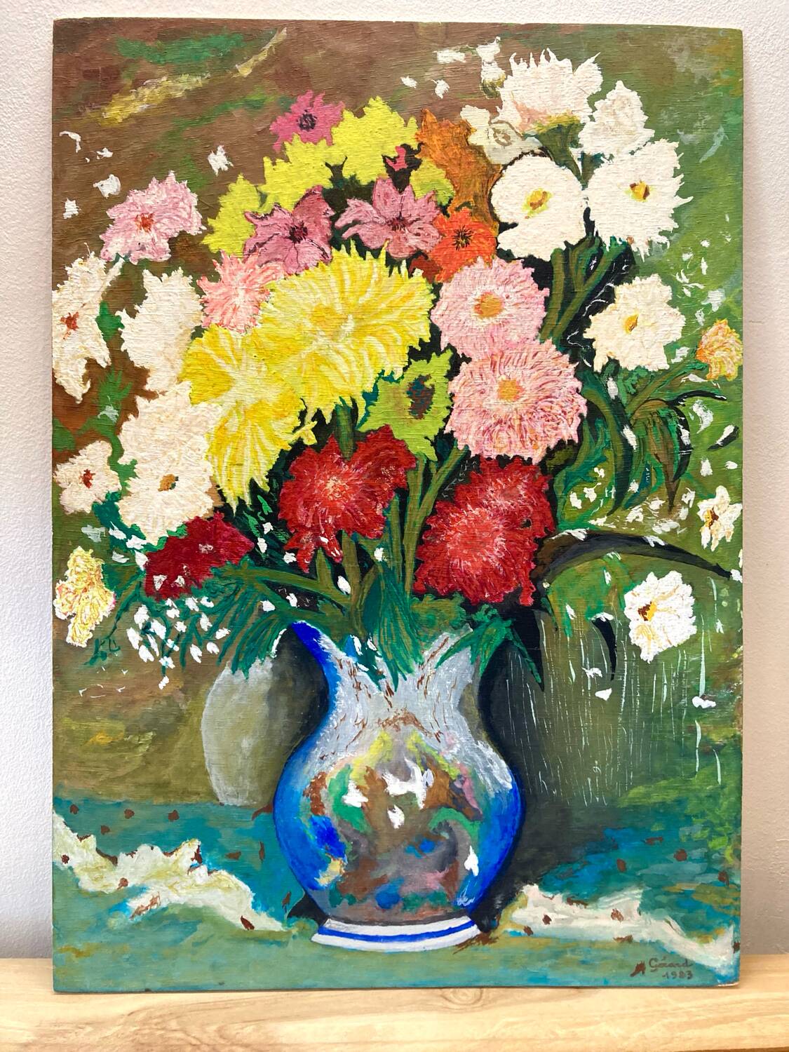 Flower bouquet painting