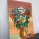 Painting of a bouquet / oil painting on canvas