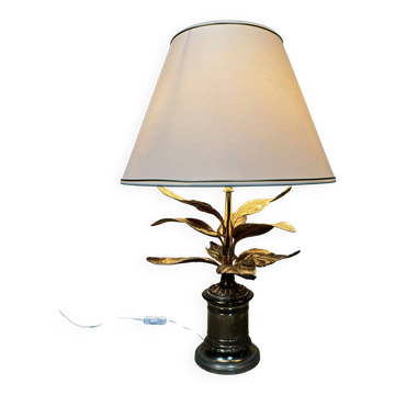 Vintage Hollywood Regency 'palm' table lamp