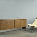 Modern DUTCH DESIGN vintage sideboard with Wenge finish, 1980s