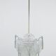 J.T. Kalmar Vienna Lustre Mid-Century in Glazed Glass, Austria, 1960s