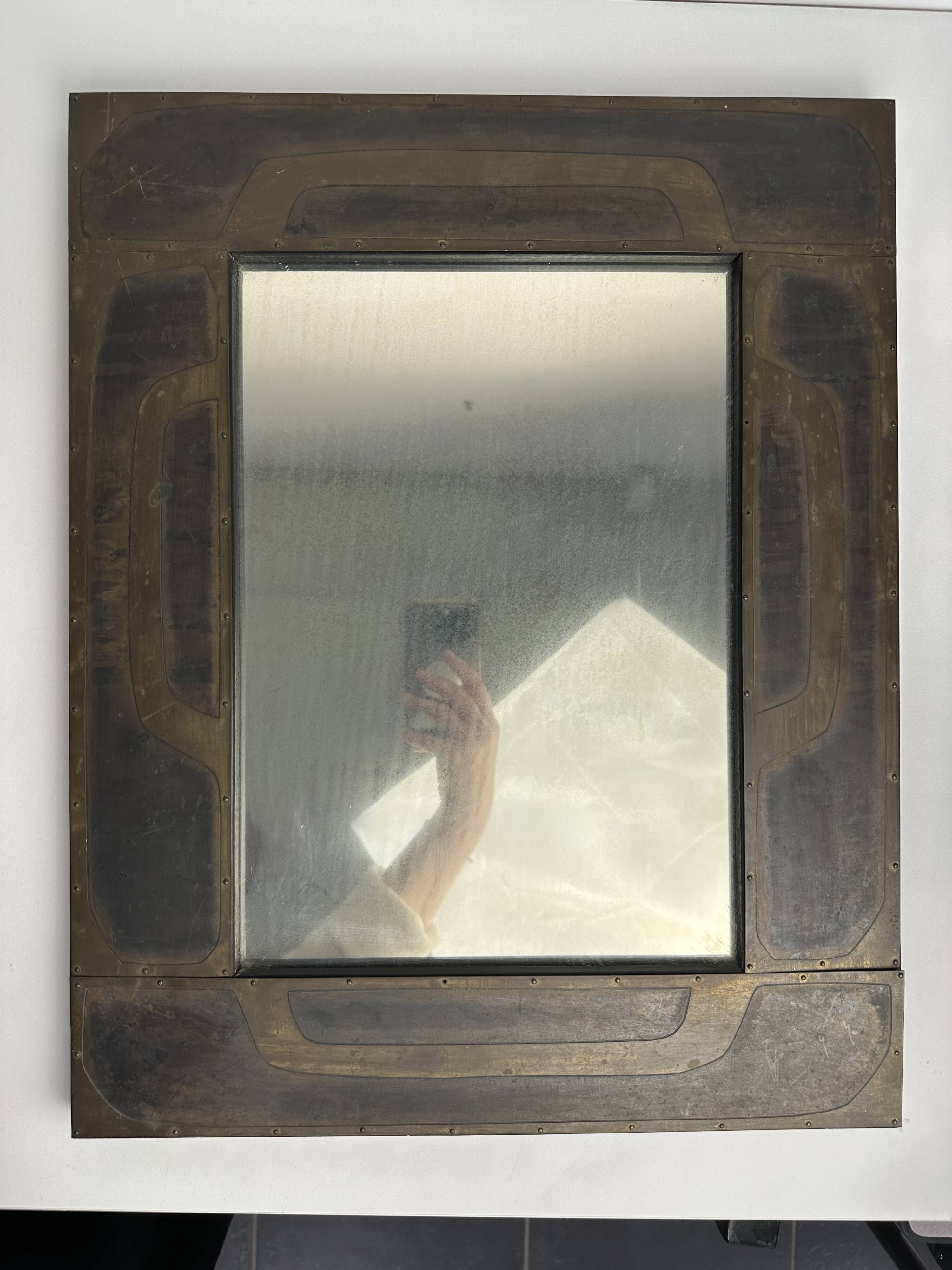 Vintage Jean Blazy mirror