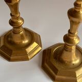 Bougeoirs en laiton