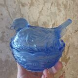 Bonbonnière oiseau bleu