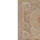 Vintage Turkish hand-knotted rug 141x146 cm
