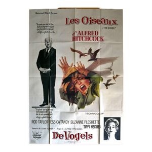 Affiche cinéma originale Les oiseaux