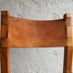 Suite de 6 chaises orme et cuir de la maison regain - circa 1960