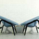 Set of 2 Hartmut Lohmeyer for Artifort lounge chairs Model 118 'Columbus',  The Netherlands 1957