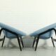 Ensemble de 2 chaises longues Hartmut Lohmeyer pour Artifort Modèle 118 'Columbus', Pays-Bas 1957