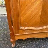 Louis XV buffet in solid wood from the 20th century with a turntable.