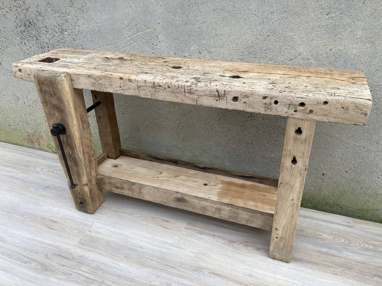 Old small carpenter's workbench