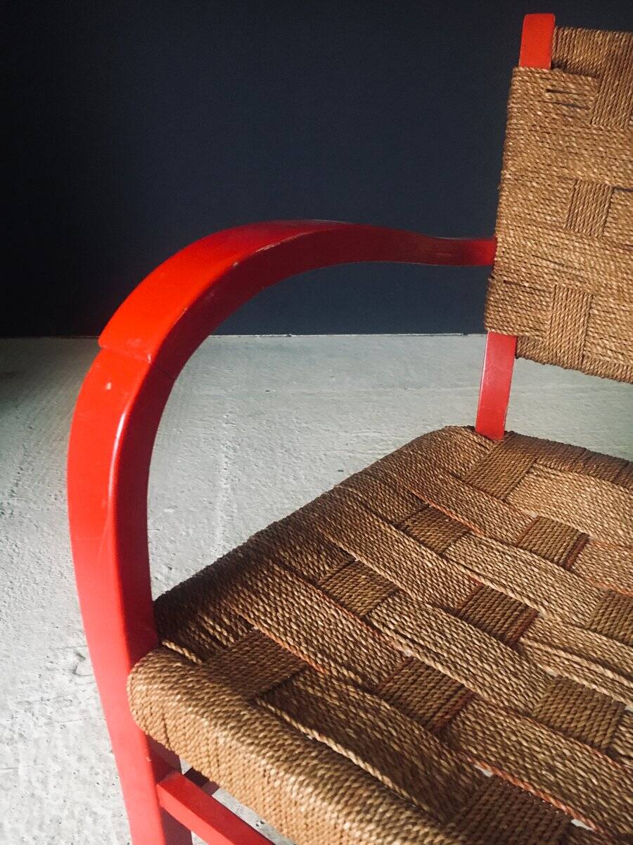 Mediterranean Armchairs, France, 1950s, Set of 2