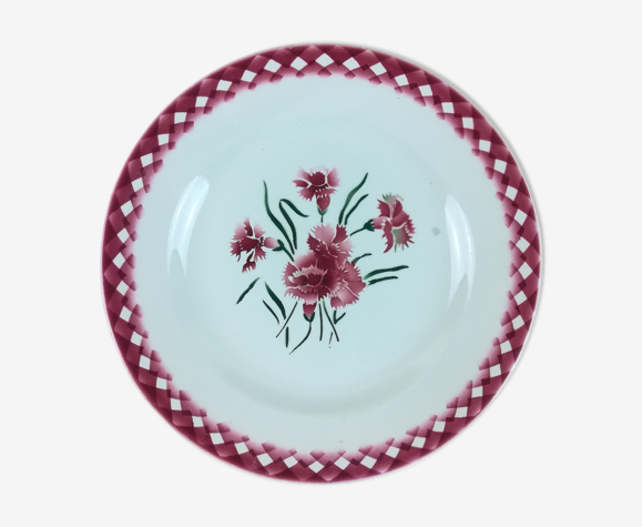 Assiette "Mignardise" Sarreguemines et Digoin