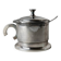 Argent Metal Silver-Plated Art Deco Lidded Box with Spoon, Italian 1930s Table Decor