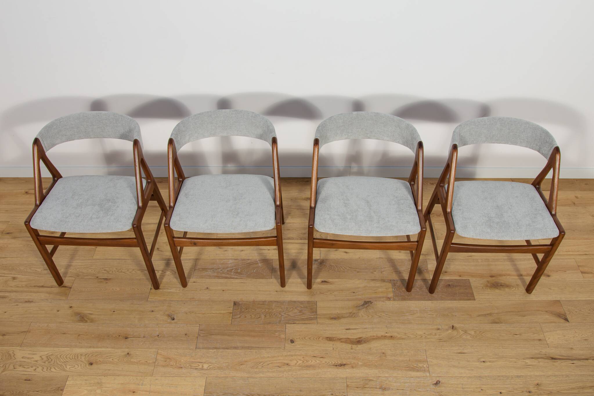 Mid-Century Teak Dining Chairs, Denmark 1960s, Set of 4