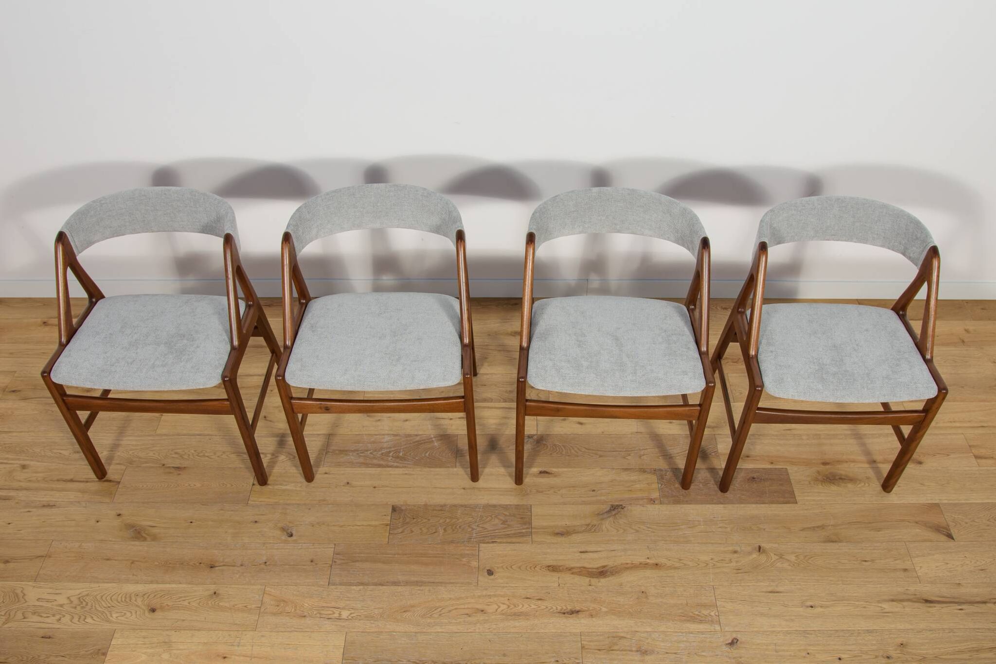 Mid-Century Teak Dining Chairs, Denmark 1960s, Set of 4