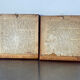Pair of wooden picture frames
