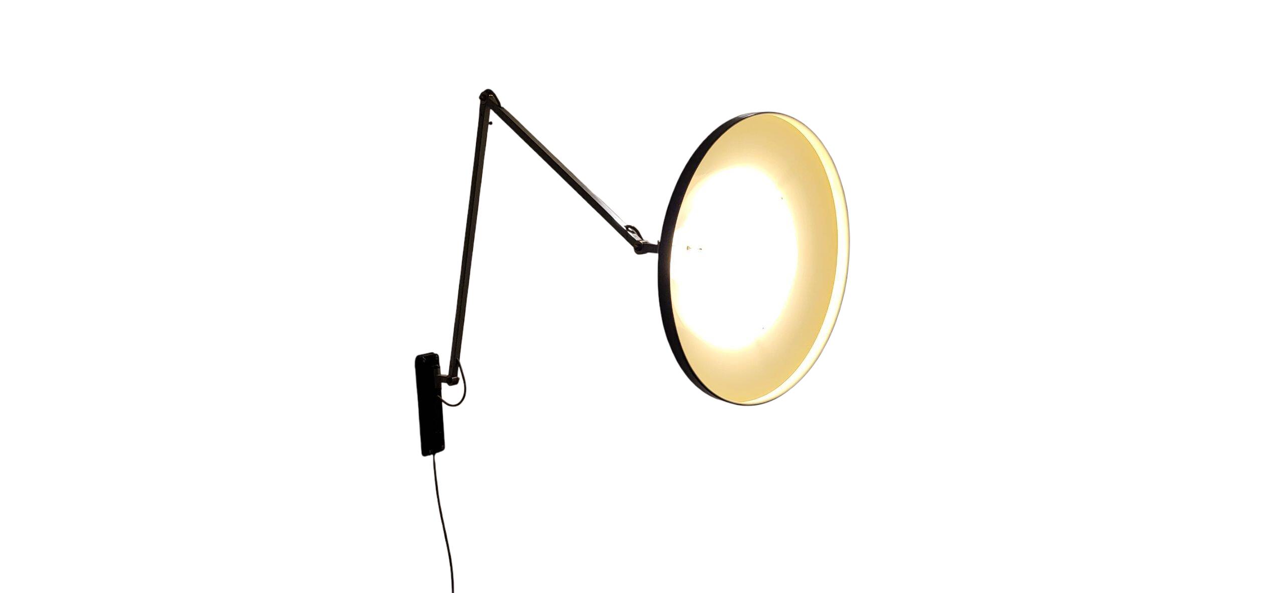 Wim Rietveld for Gispen 4050 'Panama ' lamp in Black, 1955