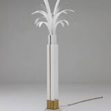 Theo Verhulst 1982 Lampadaire Palmier Perspex