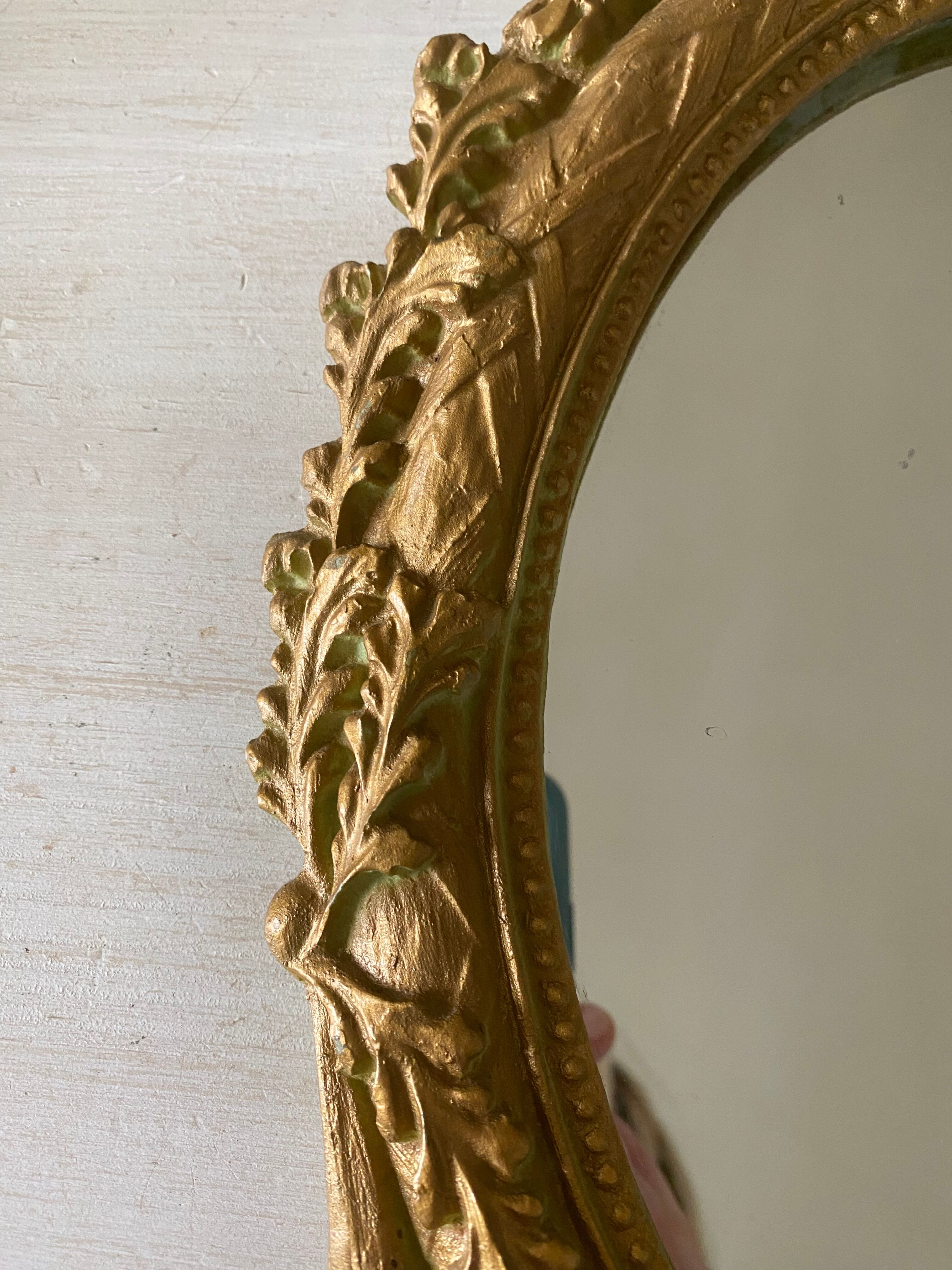 Gilded plaster frame