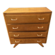 Vintage chest of drawers 4 drawers feet compass