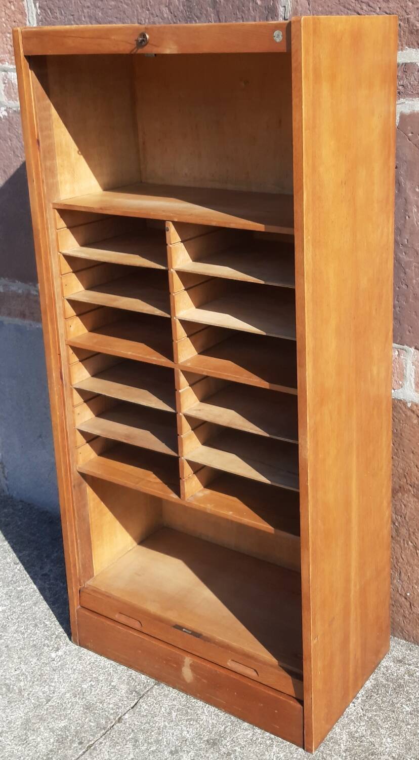 "JB" sliding curtain (notary) filing cabinet