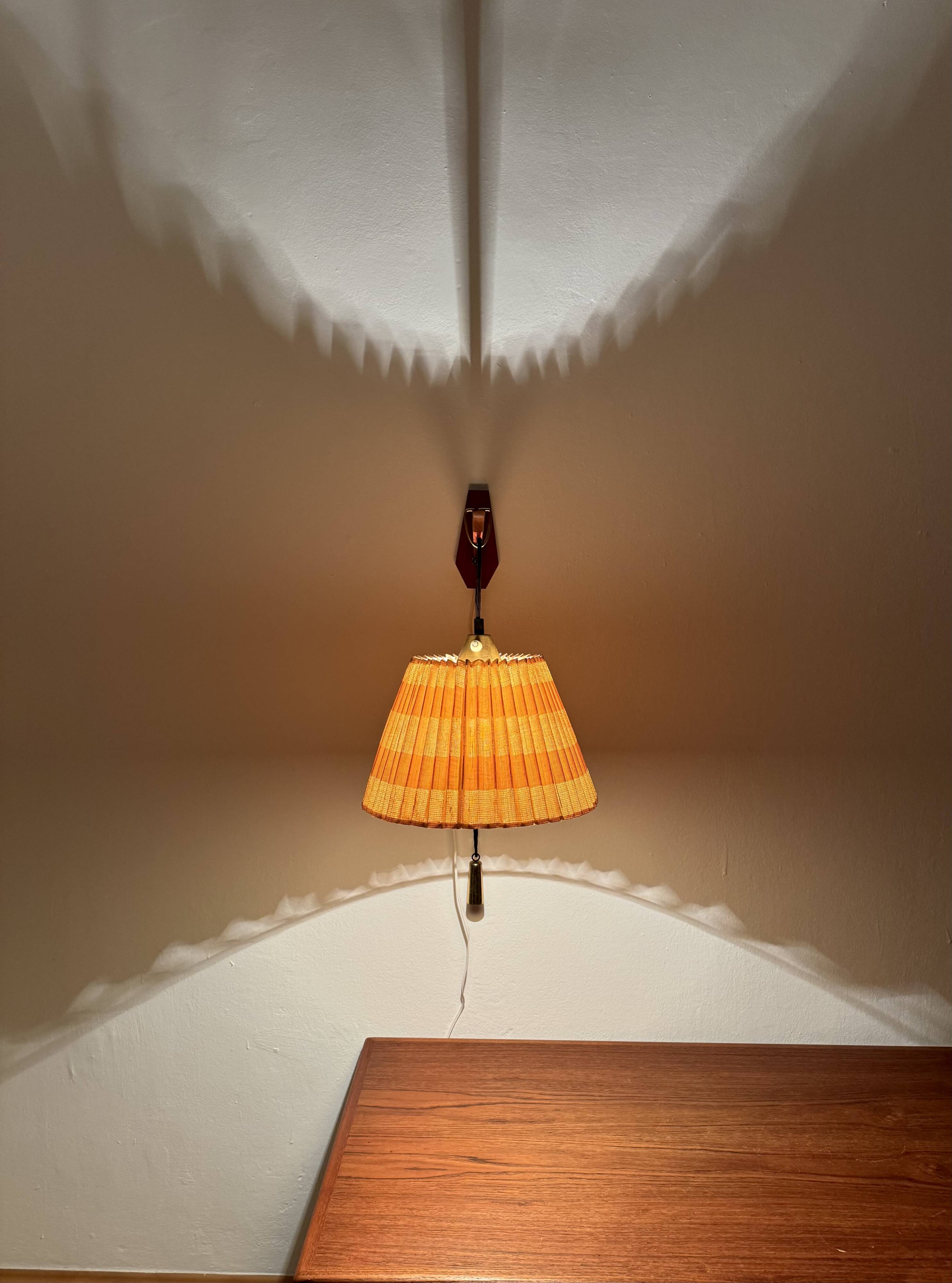 Adjustable Pleated Wall Lamp by Kaiser Leuchten