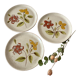 Set of 3 plates sarreguemines model Ramatuelle